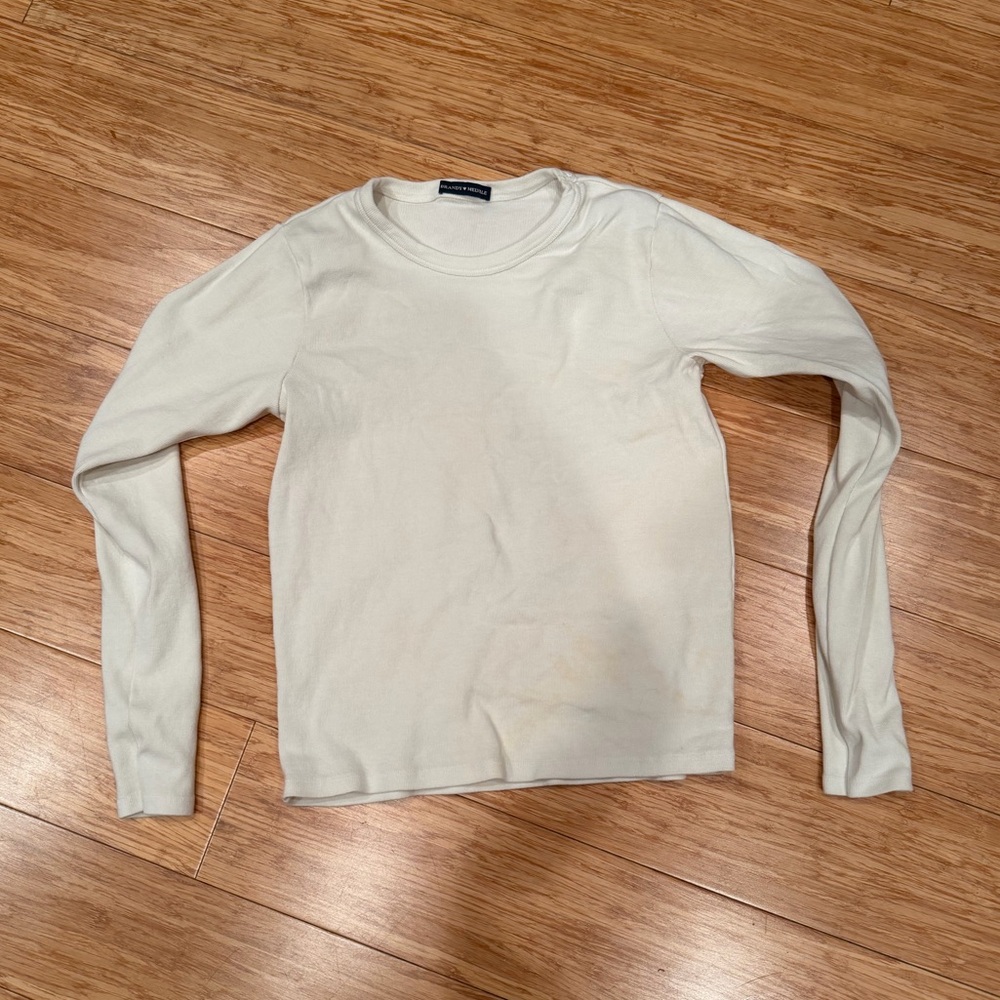 White brandy Melville long sleeve OS